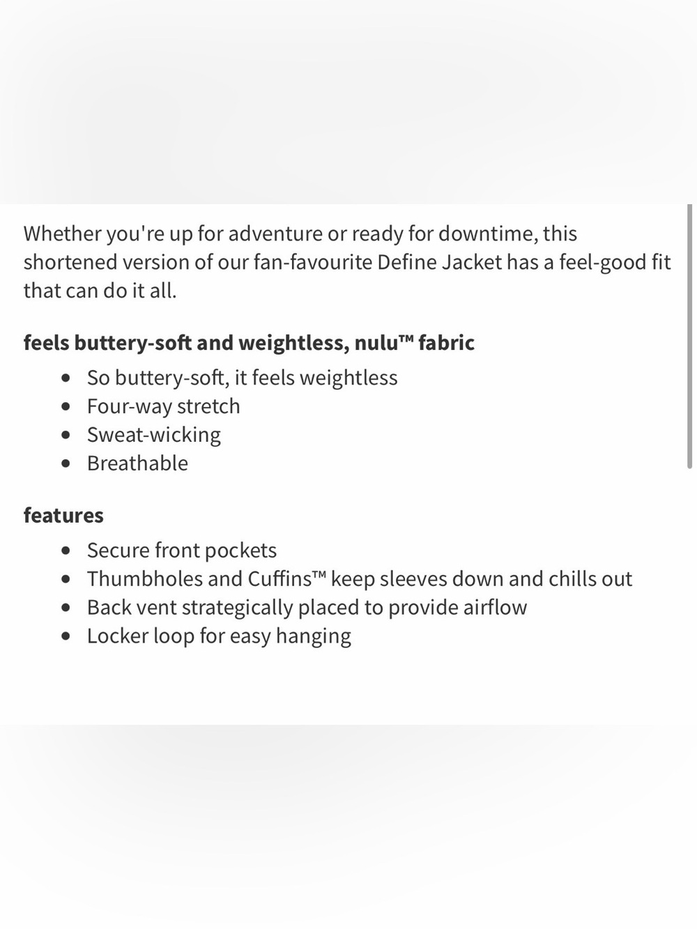 Lululemon Define Jacket - Picture 9 of 9